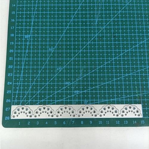 Metal Cutting Dies For Scrapbooking Dot Edge Border Stencil Craft Paper Knife Mould Blade Punch Card Making Die Cut Template