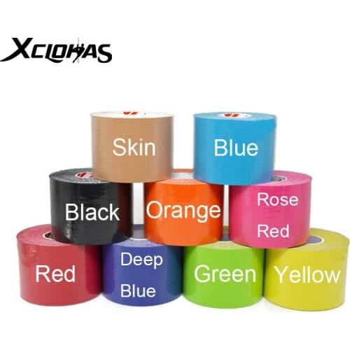 XC LOHAS Kinesiology Tape Athletic Recovery Elastic Tape Kneepad Muscle Pain Relief Knee Pads Support For Gym Fitness Bandage