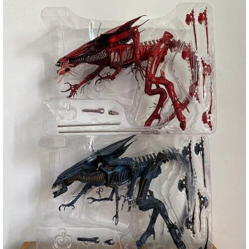 NECA Alien Figure Alien Red Queen Mother Deluxe Action Figure Doll Collectible Model Toys Predator Alien 30cm