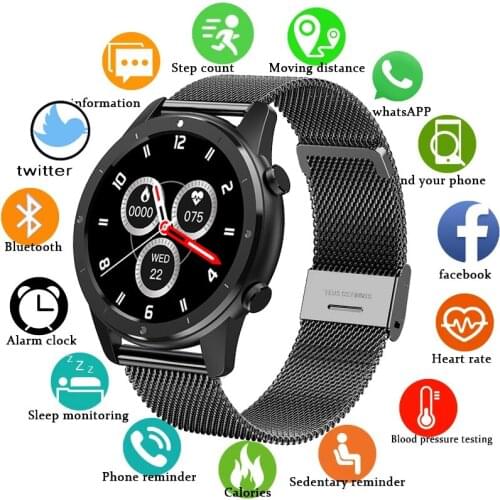GEJIAN 2021 New Bluetooth Call Smart Watch Women Men Waterproof Sport Fitness Tracker Watches Health smartwatch for Xiaomi Phone