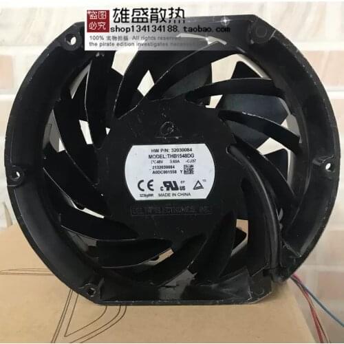 For Delta THB1548DG/AG DC 17251 48V 3.60A Car Booster Max Airflow Rate Cooling Fan