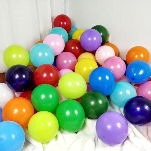 Wholesale 100 pcs / lot Latex Round Balloons Thicken 12 inch 2.8 g wedding birthday party supplies kids toys