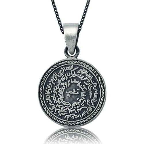 Silverlina Silver Kıtmir and Mühr-Sheriff of Lady Necklace