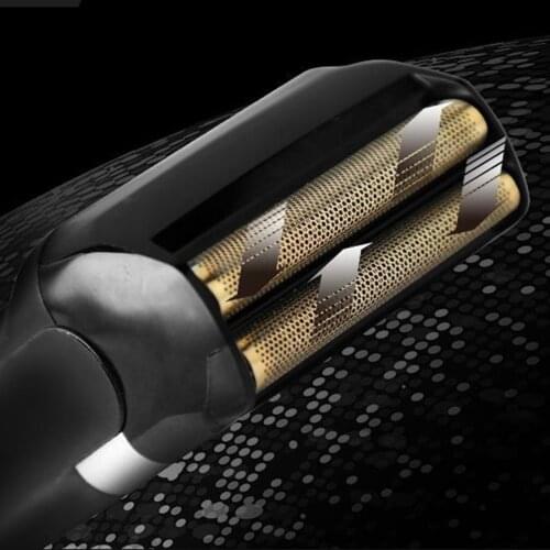 USB Floating Cordless Electric Razor Reciprocating Dual Blade Trimmer Shaving
