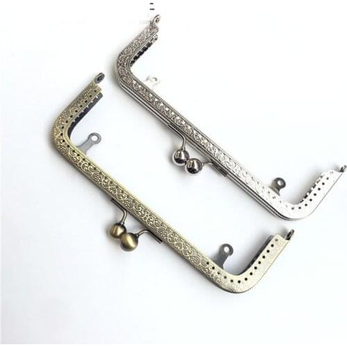 18cm Nickel Metal Clutch Purse Frames