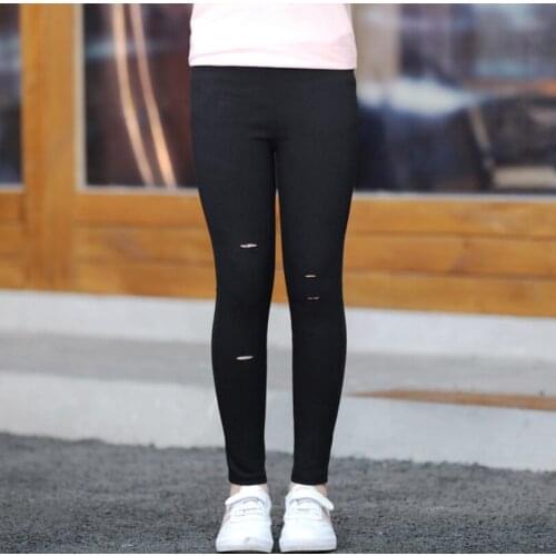 Girls pants wearing thin during the spring and autumn new tight girls pants