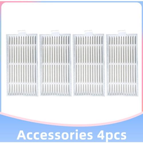 Washable Hepa Filter Replacement for iLife V5s Pro V50 / V50 Pro / V55 / V55 Pro Robot Vacuum Cleaner Spare Parts Accessories