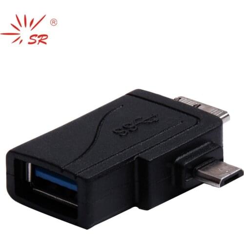 SR 2 in 1 Micro USB 3.0 2.0 OTG USB Conventor Adapter for Cellphone Laptop Computer