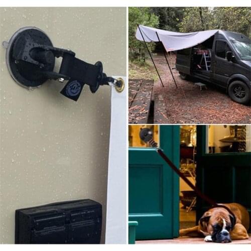 Outdoor Car Tent Suction Cup Buckle Securing Hook Camping Travel Household Portable Double Head Hanging Buckle Universal