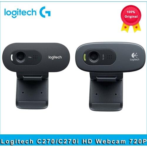 LOGITECH C270/C270i HD Video 720P Webcam Built-in Micphone USB2.0 Computer Camera USB 2.0 logitech Webcam 100% Original