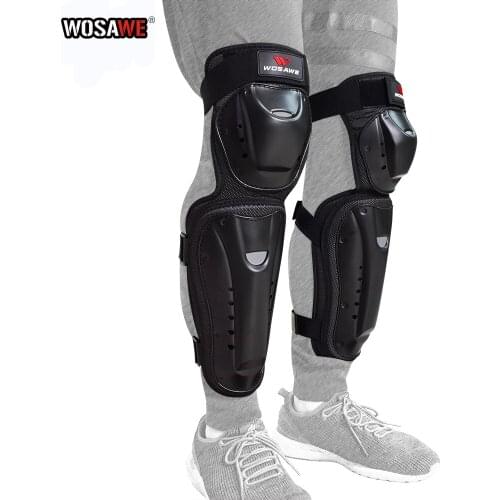 WOSAWE Motorcycle Kneepads Skateboard pulley Adult Kneepads Motocross Protective Gear Motorbike Ridng Kneepads and Elbowpads