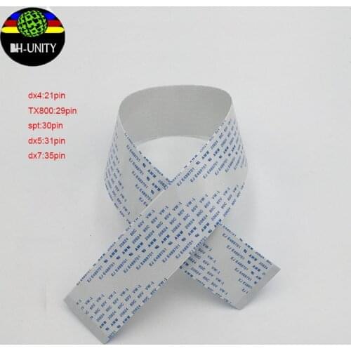 10pcs dx7 xp600 tx800 sei ko printhead data cable 21pin 29pin 30pin 31pin 35pin for roland challenger SPT EP SON printer
