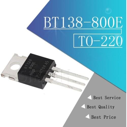 10PCS BT138-800E TO220 BT138-800 TO-220 BT138 138-800E