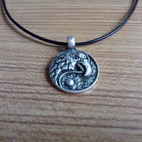 12pcs bird pendant eagle ying and yang necklace yin yang SanLan
