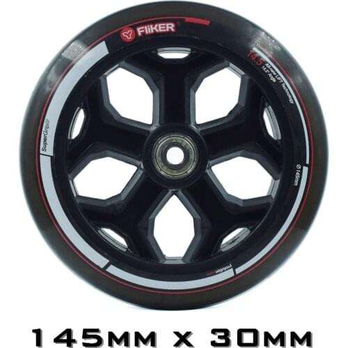 145mm 30mm Scooter Wheel for Handcart Skating Rudas ABEC-7 608 Bearing install 145mm*30mm wheelbarrow Rodas for 2 wheels scooter