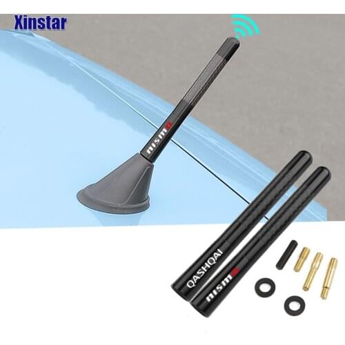 4.7 Inch Nismo Carbon Fiber Radio Antenna Sticker For Nissan Altima Juke Murano Pathfinder Rogue Sentra Versa QASHQAI MARCH