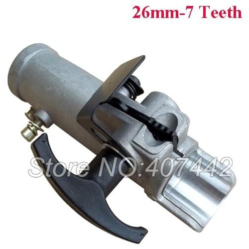 4 in 1 grass trimmer high quality brush cutter connector pole 26mm 7teeth
