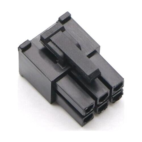 50pcs/Lot 4.2mm 5557 GPU 6Pin PCI-E Male Connector