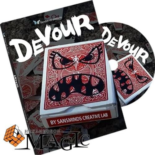 Free shipping! Devour (with Gimmick) by SansMinds Creative Lab close up Street mentalism Classic card magic tricks