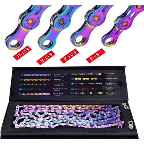 SUMC X10L X11L X12L Bike Chain 10S 11S 12S Color for MTB /Road bike for 20 30 11 22 33 12 speed 116L /Chain