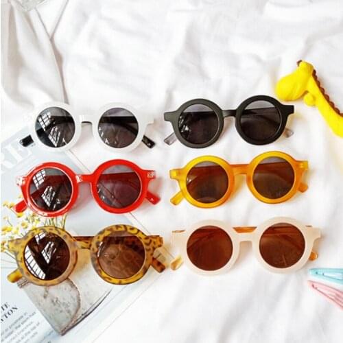 Retro Children Sunglasses Kids Baby Boys Girls Children UV Protection Goggles Baby Stuff Accessories Novelty Gag Toys