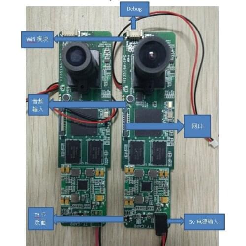 For Hi 3516A Development Board SDK H.265/H.264 IPC/CMOS Input 1080P 60 Frame HD