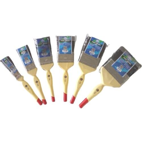 Paint brushes Drywall Tools Paint painting Brush for wall Black Bristle Red Wooden Handle 1 1.5 2 2.5 3 4 inch Dry Wall