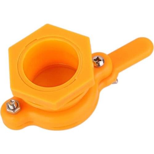 Honey Gate Valve Beekeeping Bottling Tool Threaded Interface Plastic Tap for Honey Extractor Bucket Garden Beekeeping Tool