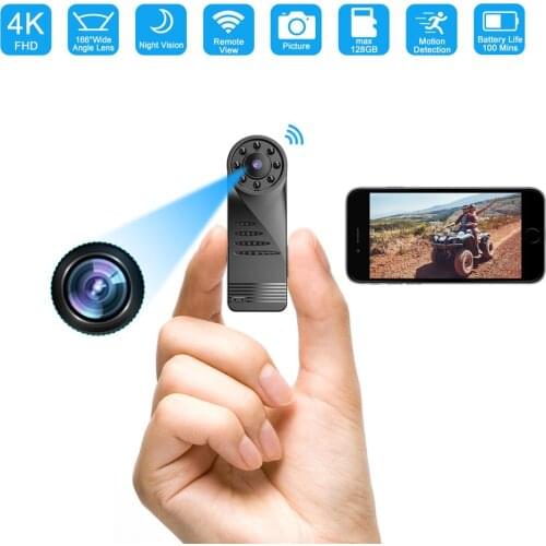 Mini Wifi Camera 4K Full HD 1080P Home Security Camcorder Night Vision Micro Secret Magnet Cam Motion Detection Video Recorder