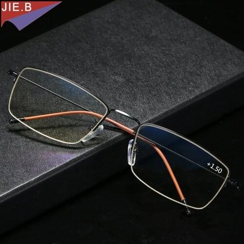 Fashion ultralight reading glasses men and women business anti-blue reading computer reading glasses