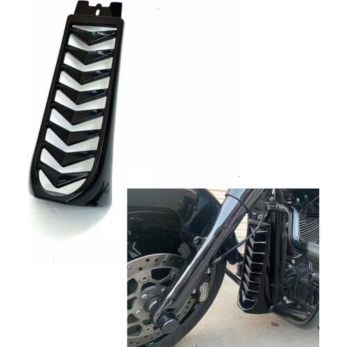 Motorcycle Front Lower Radiator Chin Fairing Spoiler Frame Cover For Harley Softail Street Bob Breakout FXBR FXBRS 2018-2020