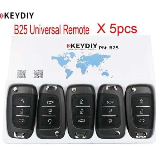 5PCS/LOT ,New KD900/KD MINI/URG200 Key Programmer B Series Remote Control B25 For Elantra Type Car Key