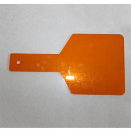 Dental Light Curing Machine Eye Protection Baffle Dental Shading Board Orange Eye Protection Board