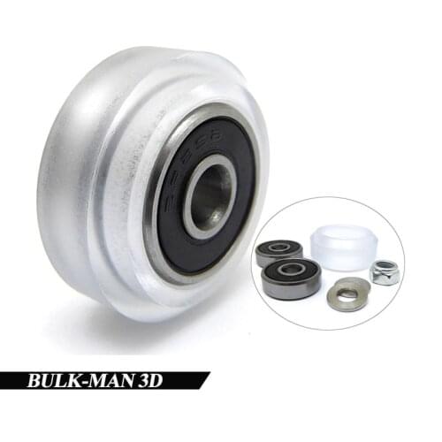 High precision CNC clear Polycarbonate Xtreme v wheel kits for Openbuilds v-slot linear rail system