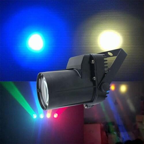 High Quality LED Single Color Beam Spotlight Spot Stage Lighting Party Show Light Mount Effect Pinspot AC 90-240V 3W