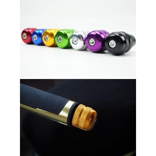 2pcs Aluminum 19mm-22mm 7/8 Inch Motorcycle Pistols Balanced Gear Universal Plug Bar Grips Regulator 5 Color