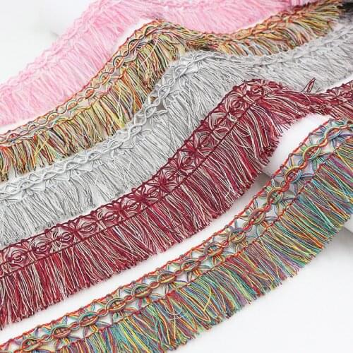 5 Meter Colorful Tassel Curtain Clothing Accessories DIY Handmade Sewing Craft Material