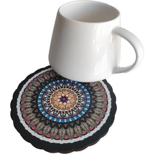 6'lı Coaster Quality Coaster Wooden Coaster Handmade Coaster