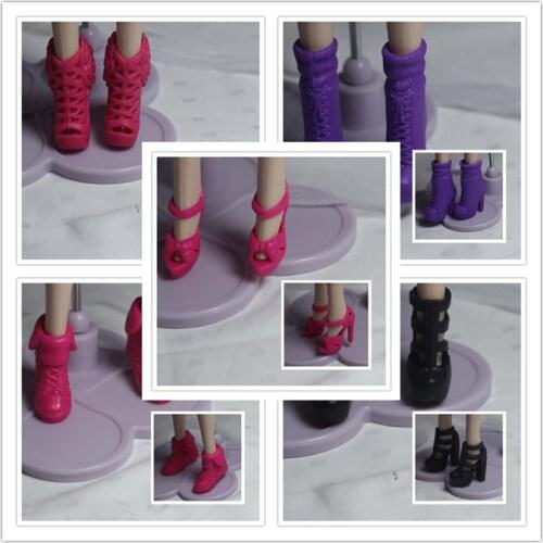 1/6 Doll Accessories Fashion Sneaker Flat Shoes Genuine Sandals Shoeshigh-heeled shoes for Barbie Doll Shoes