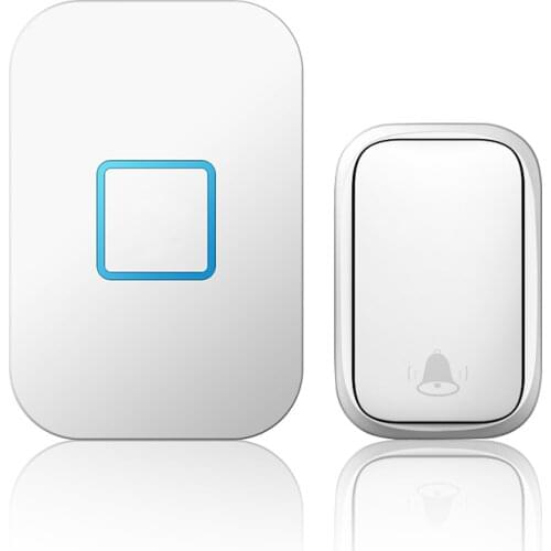 CACAZI Self-powered Wireless Doorbell Waterproof 150M Remote No Battery Required US EU UK AU Plug Smart Home Calling Bell 220V