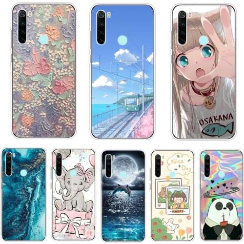 For Xiaomi Redmi Note 8T 8 Back Cover Silicone Phone Case For Redmi Note 8T Note8T 8 Funda Coque Capa Bumper Shell Bag