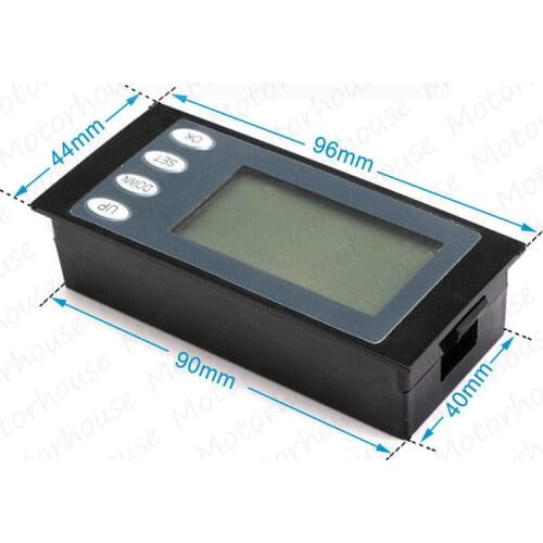 5-in-1 AC 80V- 264V 100A Digital Electrical Combo Panel Meter Volt+Amp+kWh+Watt+Working Time LED Display ON / OFF Function