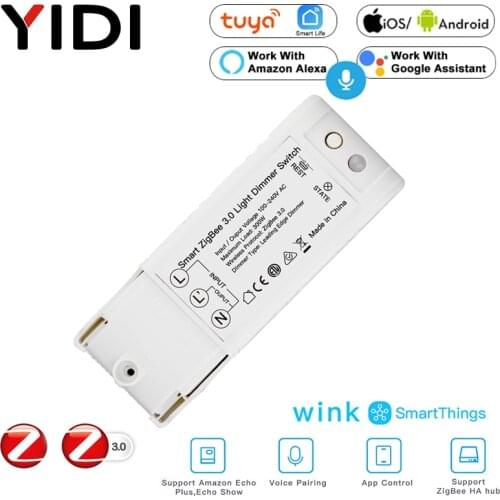 DIY Zigbee Smart Home Automation Dimmer Switch Remote Control Work with Echo Plus Alexa SmartThings Fit for Most Zigbee 3.0 Hub