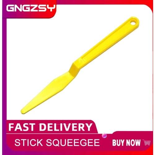 Long Pointed Scraper For Car Decal Foil Squeegee Scraping Corner Finishing Trim Color Change Solar Film Tinting Applicator A23