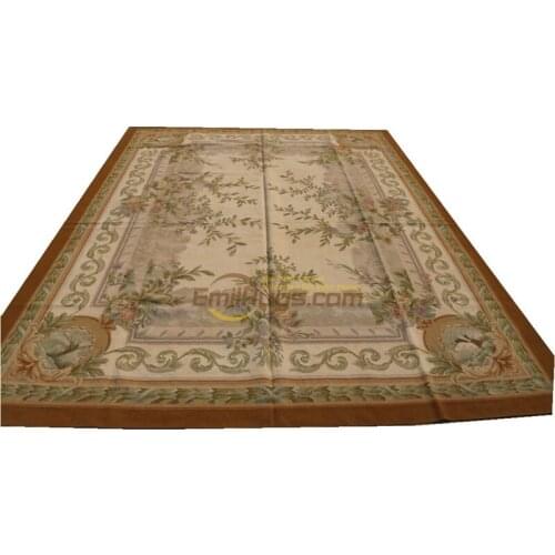 Rugs and carpets floor mats aubusson rug handmade woolen carpets 274CMX366CM 9 'X 12' 30gc20aubyg3