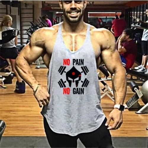 Bodybuilding Stringer tank tops men Fitness VEST Y Back Tanktop Sportwear Singlets for Men sleeveless Shirt gym clothing