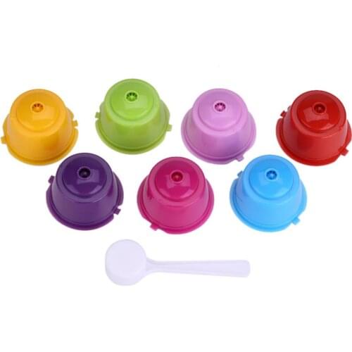 2/3/4/5/7Pcs Reusable Refillable Magic Coffee Capsule Nescafe Dolce Gusto Nespresso Capsule Holder For Coffee Maker Machines