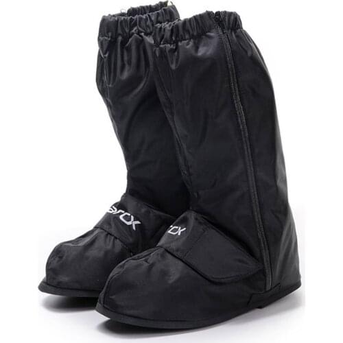 Motorcycle Waterproof Rain Shoes Non-slip Black Moto Rain Shoes Outdoor Waterproof Shoe Cover Rainy Shoes For Men EU 39-45