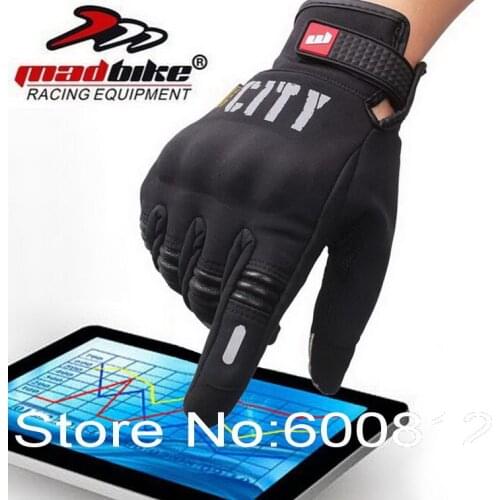 Madbike Mad-07 full finger Motorcycle racing gloves knight riding off-road motorbike glove night reflective can touch screen