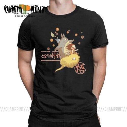 Totoro Clothing Fashions Japanese Anime Hayao Miyazaki Studio Ghibli Spirited Away 2019 T Shirt Mens Amazing T-Shirts Unique